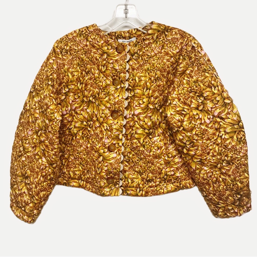 Kika Vargas x Target Quilted Floral Print Jacket Size XXS